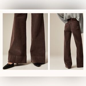 J. Crew Brown Wide Leg Pants